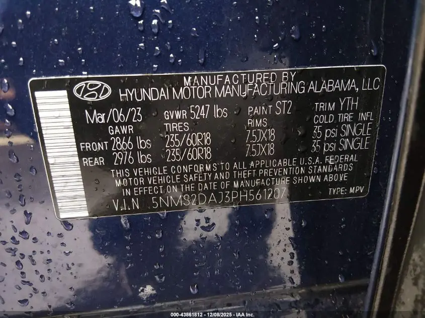 2023 HYUNDAI SANTA FE SEL