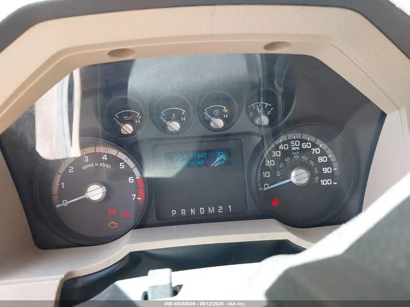 2012 FORD SUPER DUTY F-250 SRW XLT