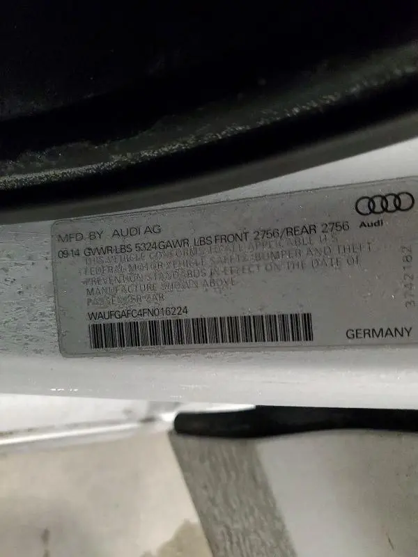 2015 AUDI A6 PREMIUM PLUS  