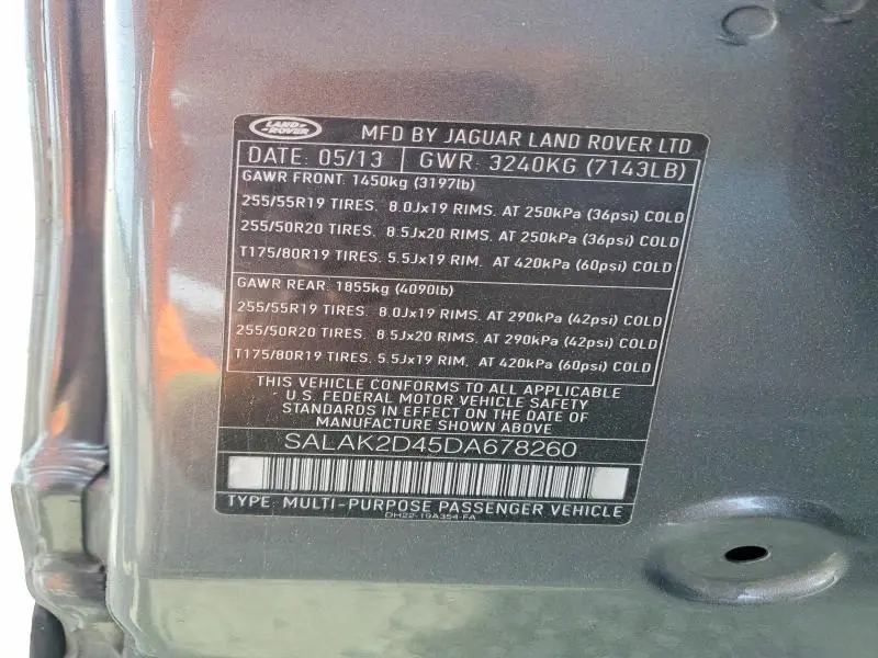 2013 LAND ROVER LR4 HSE LUXURY  