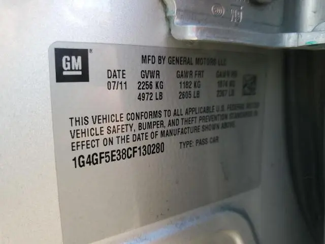 2012 BUICK LACROSSE PREMIUM  