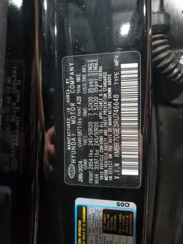 2024 HYUNDAI PALISADE CALLIGRAPHY  
