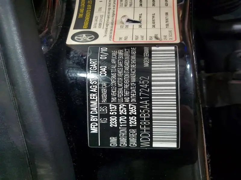 2010 MERCEDES-BENZ E 350 4MATIC  