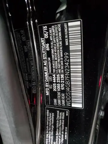 2015 MERCEDES-BENZ CLA 250 4MATIC  