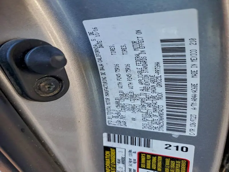 2017 TOYOTA TACOMA DOUBLE CAB  