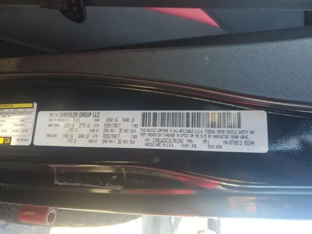 2013 JEEP WRANGLER UNLIMITED SPORT  