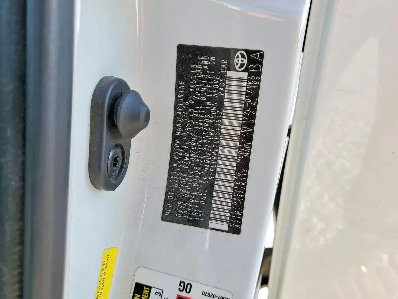 2016 TOYOTA COROLLA L  