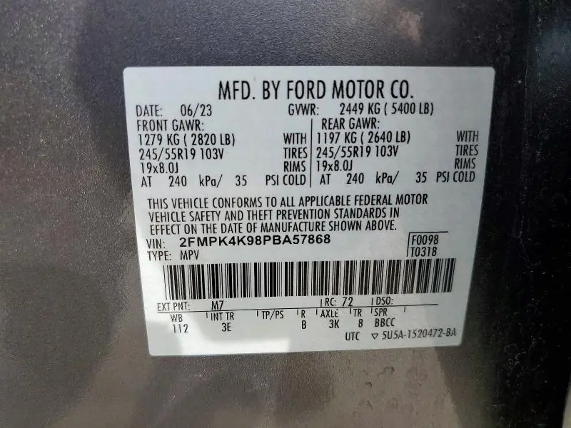 2023 FORD EDGE TITANIUM  