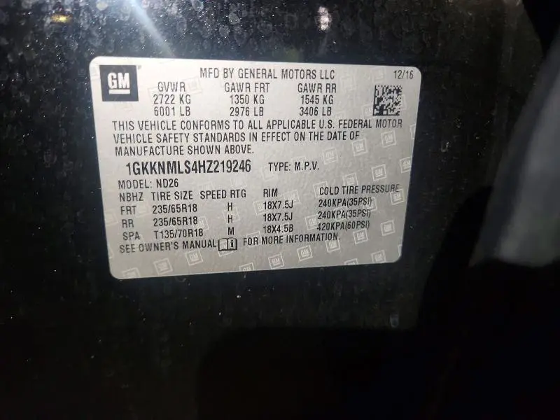 2017 GMC ACADIA SLT-1  