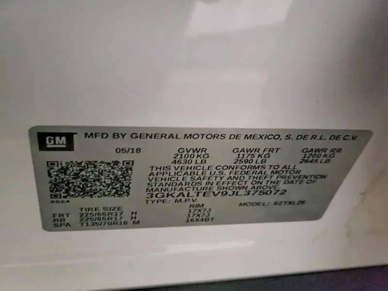 2018 GMC TERRAIN SLE  