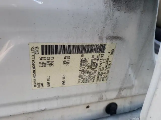 2016 NISSAN MAXIMA 3.5S  