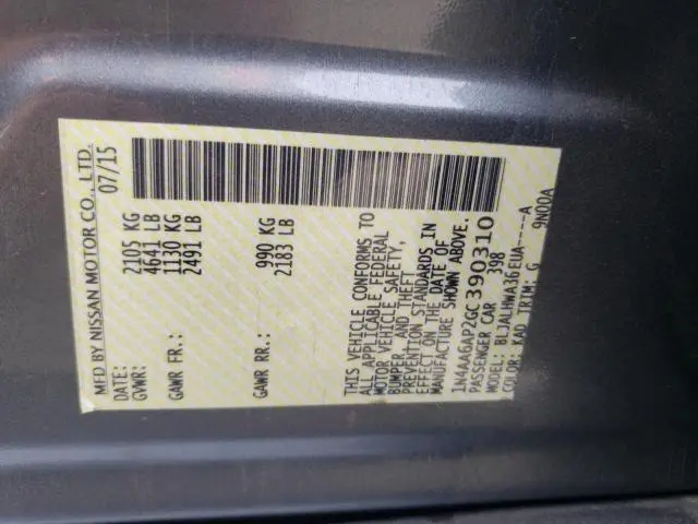 2016 NISSAN MAXIMA 3.5S  