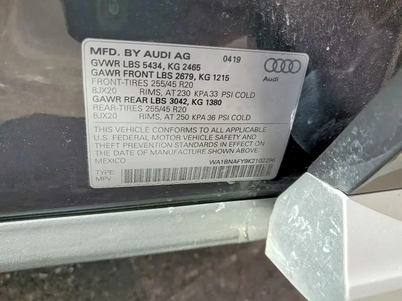 2019 AUDI Q5 PREMIUM PLUS  