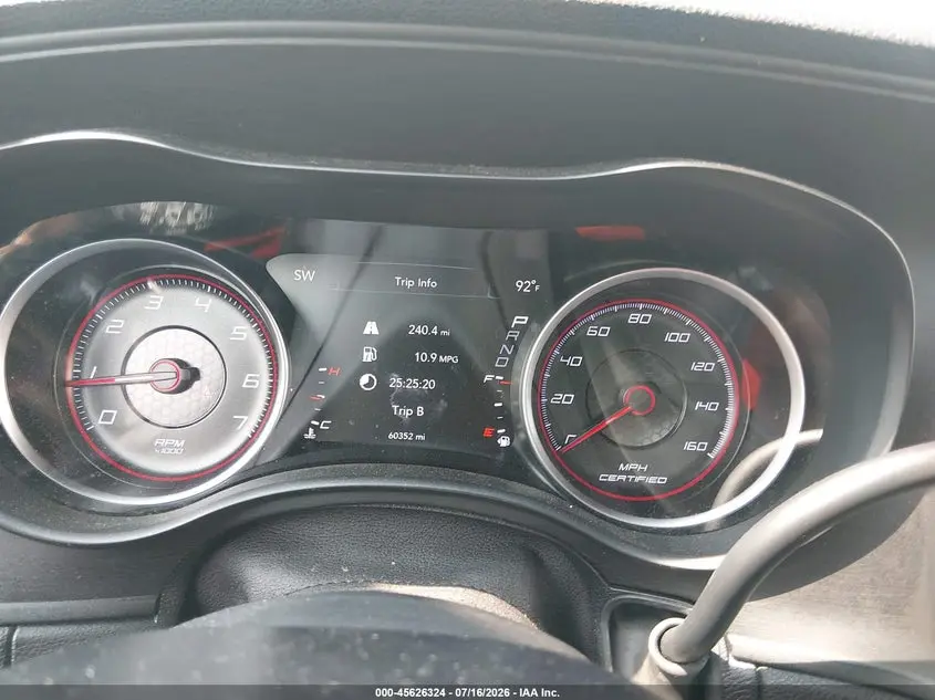 2019 DODGE CHARGER POLICE RWD