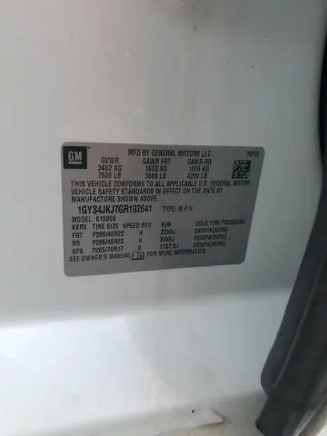 2016 CADILLAC ESCALADE ESV PREMIUM  