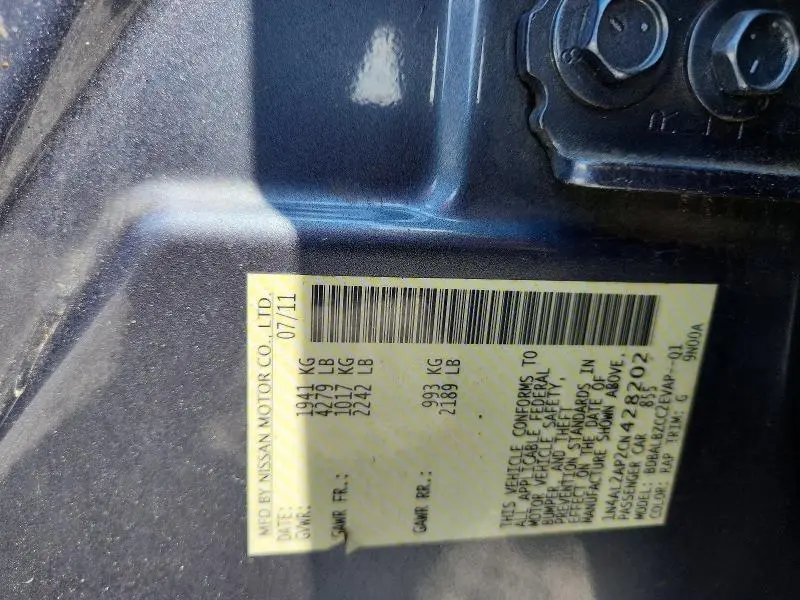 2012 NISSAN ALTIMA 2.5  