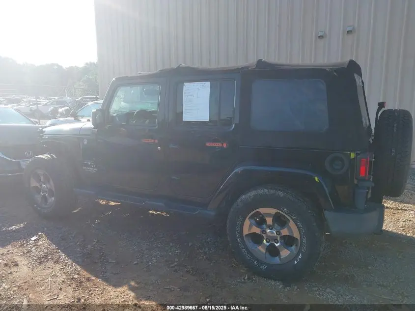 2017 JEEP WRANGLER UNLIMITED SAHARA 4X4