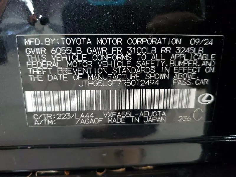 2024 LEXUS LS 500  