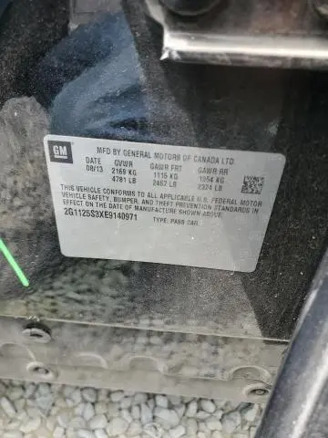 2014 CHEVROLET IMPALA LT  