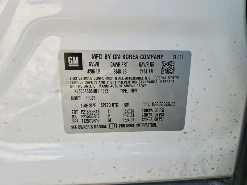 2017 BUICK ENCORE PREFERRED  