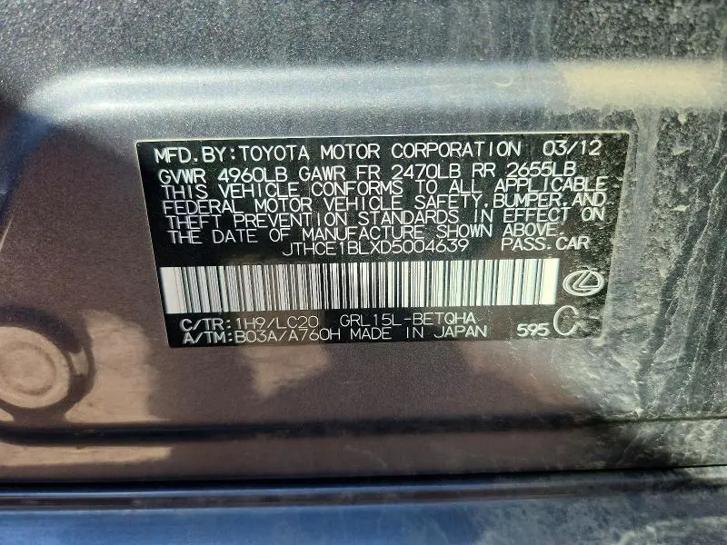 2013 LEXUS GS 350  