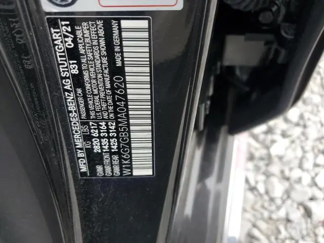 2021 MERCEDES-BENZ S 580 4MATIC  