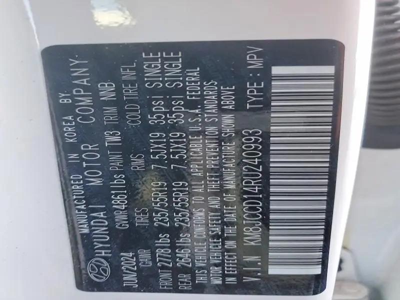 2024 HYUNDAI TUCSON SEL CONVENIENCE  