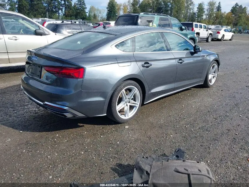 2021 AUDI A5 SPORTBACK PREMIUM 45 TFSI QUATTRO S TRONIC
