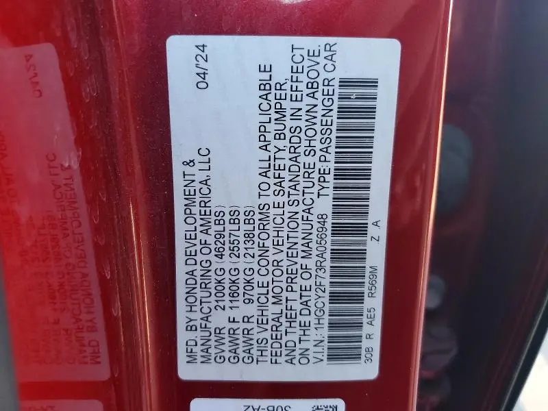 2024 HONDA ACCORD HYBRID SPORT-L  