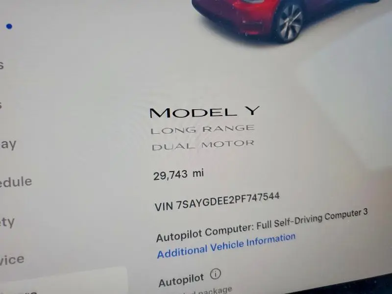 2023 TESLA MODEL Y   