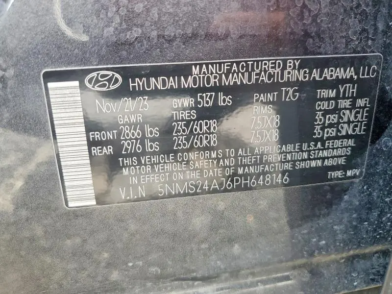 2023 HYUNDAI SANTA FE SEL  