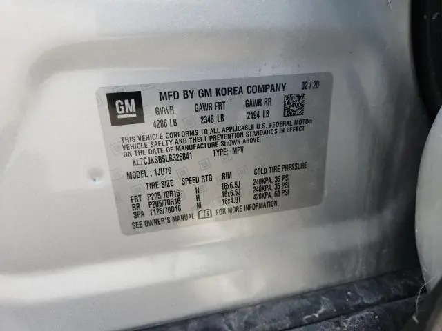 2020 CHEVROLET TRAX LS  