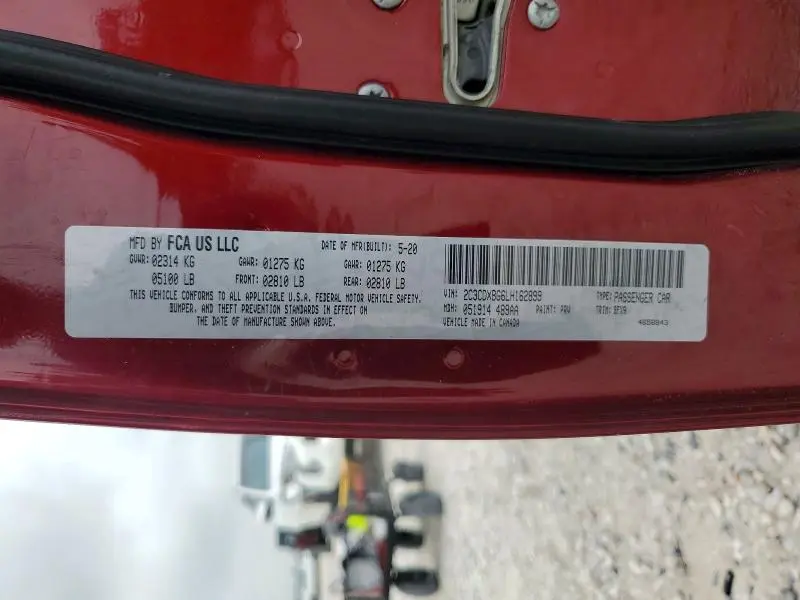 2020 DODGE CHARGER SXT  