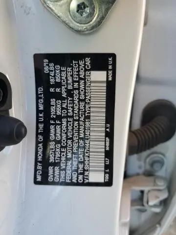 2020 HONDA CIVIC SPORT  