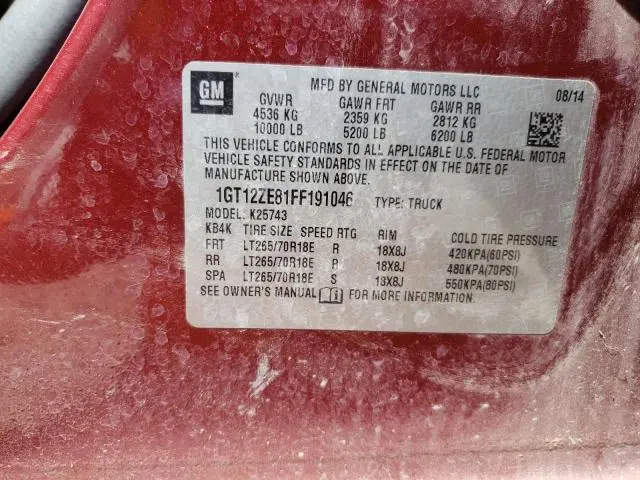 2015 GMC SIERRA K2500 SLT  