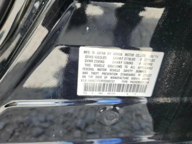 2015 ACURA RLX TECH  