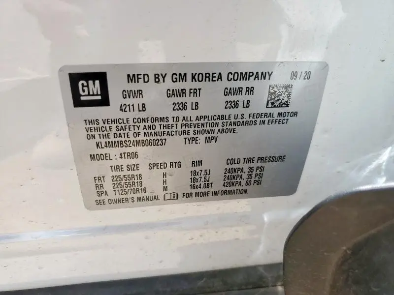 2021 BUICK ENCORE GX PREFERRED  