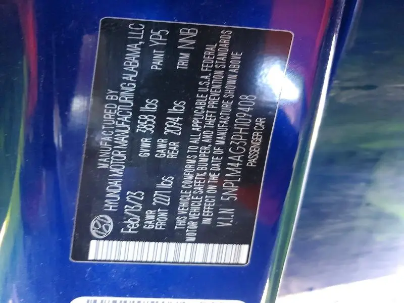 2023 HYUNDAI ELANTRA SEL  