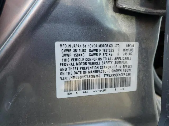 2010 HONDA FIT   