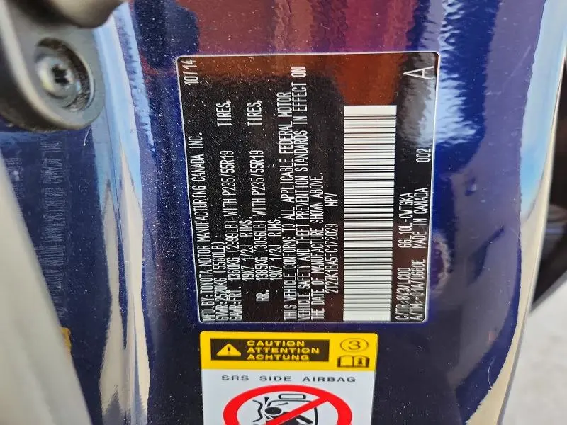 2015 LEXUS RX 350 BASE  