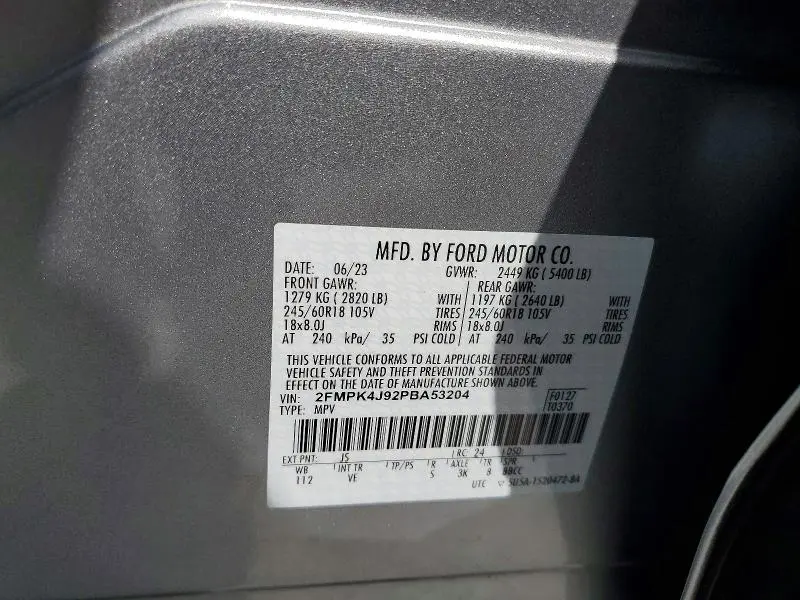 2023 FORD EDGE SEL  