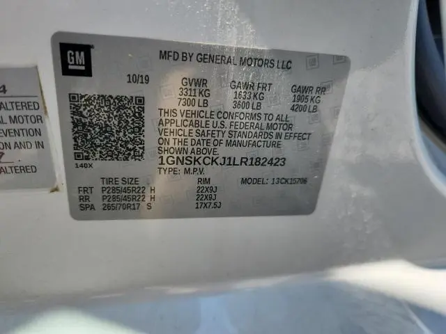 2020 CHEVROLET TAHOE K1500 PREMIER  