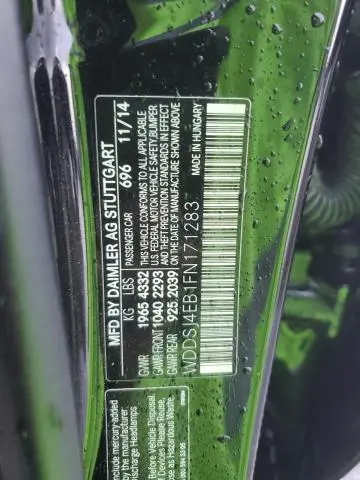 2015 MERCEDES-BENZ CLA 250  