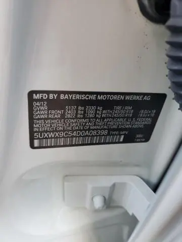 2013 BMW X3 XDRIVE28I  