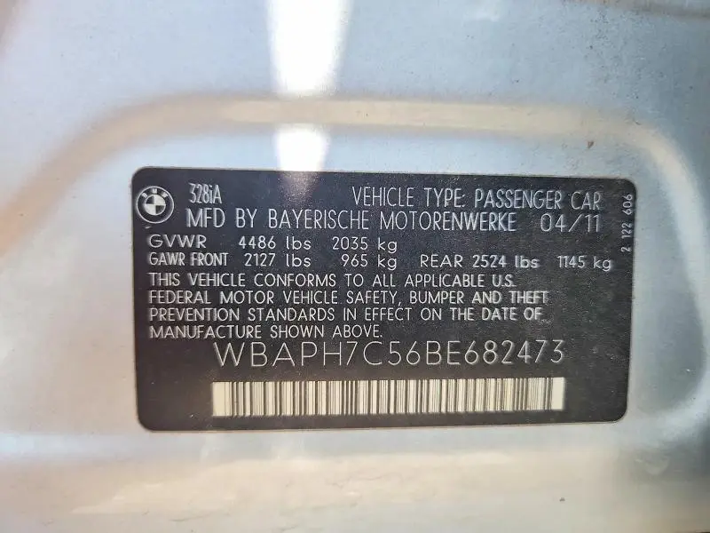 2011 BMW 328 I  