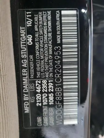 2012 MERCEDES-BENZ C 300 4MATIC  