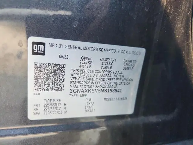 2022 CHEVROLET EQUINOX LT