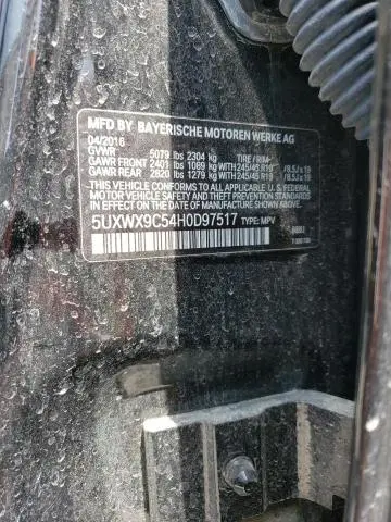 2017 BMW X3 XDRIVE28I  