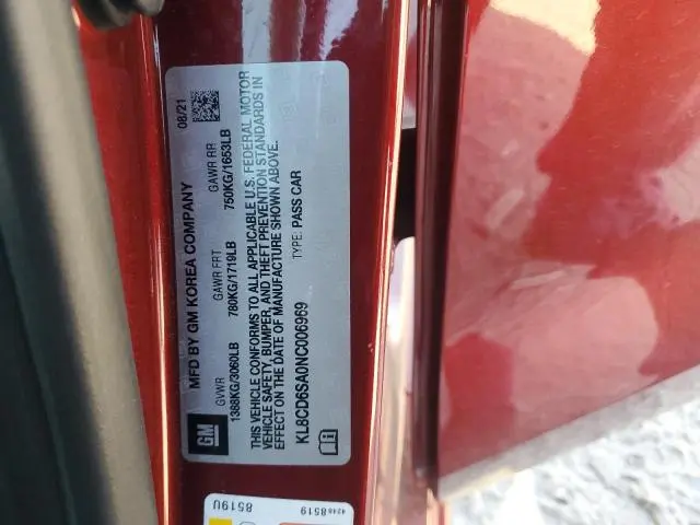 2022 CHEVROLET SPARK 1LT