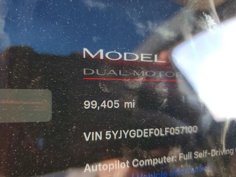 2020 TESLA MODEL Y   